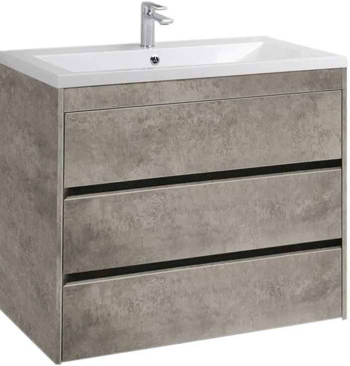 Тумба под раковину Art&Max Family 100, напольная, Cemento Veneto
