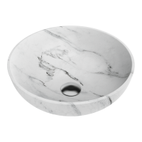 Накладная раковина Omoikiri Hitomi 41 WH Marble