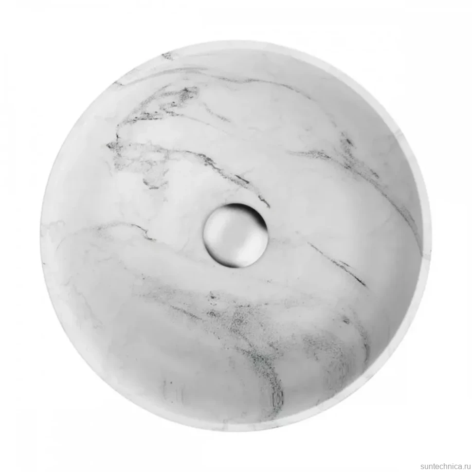 Накладная раковина Omoikiri Hitomi 41 WH Marble
