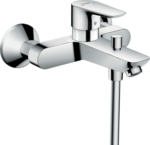 Душевой комплект Смеситель Hansgrohe Talis E 71740000 + Стойка Crometta E 240 1jet Showerpipe Reno 27289000 EcoSmart