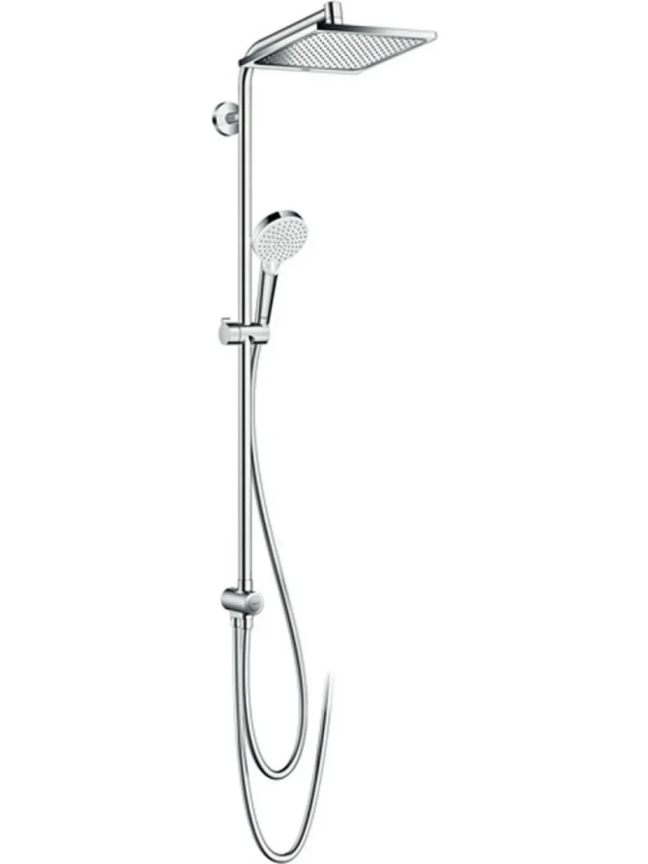 Душевой комплект Смеситель Hansgrohe Talis E 71740000 + Стойка Crometta E 240 1jet Showerpipe Reno 27289000 EcoSmart