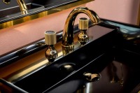 Накладная раковина Armadi Art NeoArt 802 67 черная, прямоугольная, искусственный камень, с 1 отверстием под смеситель