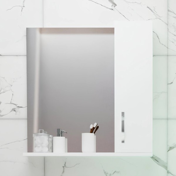 Зеркало 1MarKa Вита 65 белый глянец