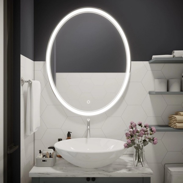 Зеркало Mixline Дора 70 с подсветкой