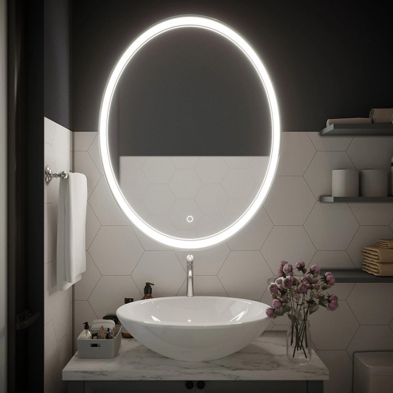 Зеркало Mixline Дора 70 с подсветкой