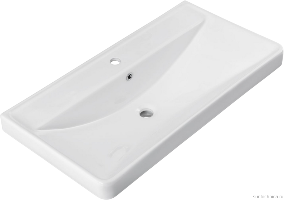 Тумба с раковиной Aquanet Вега 2.0 90 подвесная, мисти грин