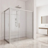 Душевой уголок Kubele DE019 R3-CLN-MT 140х80 см, профиль матовый хром