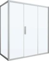Душевой уголок Kubele DE019 R3-CLN-MT 140х80 см, профиль матовый хром