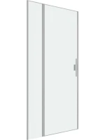 Душевая дверь в нишу Allen Brau Priority 3.31026.BA 90 см, профиль серебро браш, стекло прозрачное Optiwhite