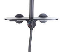 Душевая стойка Bronze de Luxe Icon 80112CB черная