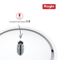 Верхний (тропический) душ Raglo R451.56, хром