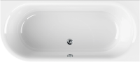 Акриловая ванна Cezares Metauro Corner R 180x80 см, правая, пристенная, белая, асимметричная, с каркасом