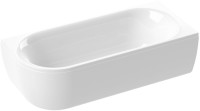 Акриловая ванна Cezares Metauro Corner R 180x80 см, правая, пристенная, белая, асимметричная, с каркасом