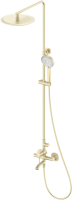 Душевая стойка Wonzon & Woghand WW-88047073-BG брашированное золото
