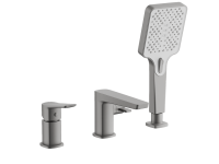 Смеситель на борт ванны BELZ B715 B66715-3 оружейная сталь Смеситель на борт ванны BELZ B715 B66715-3 оружейная сталь