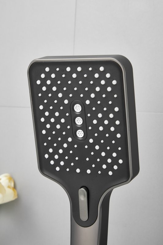 Смеситель на борт ванны BELZ B715 B66715-3 оружейная сталь