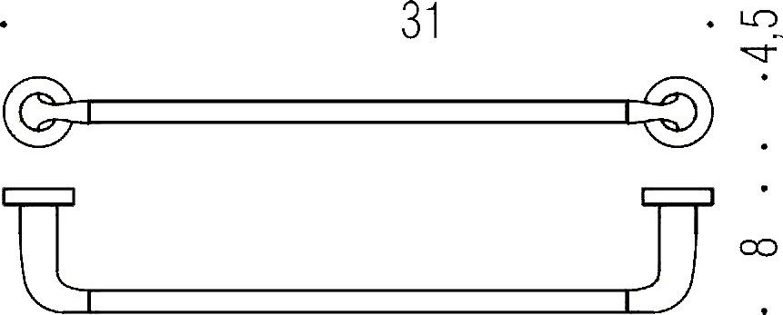 Полотенцедержатель Colombo Design Basic B2709