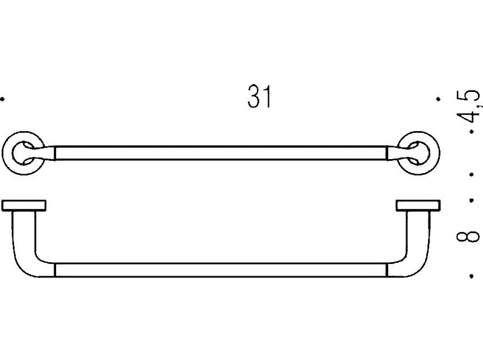 Полотенцедержатель Colombo Design Basic B2709