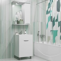 Тумба для ванной "ЭТЬЕН-50" под раковину Roma 50 (Paola) /РИМ 50 (MIXLINE) (ПВХ)