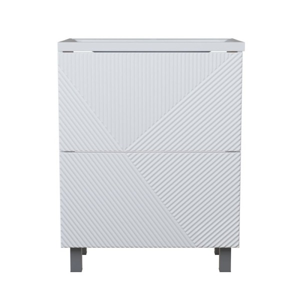 Тумба д/ванной "ВЕКТОР-65" под раковину Нелли-65 (MIXLINE) (ПВХ)