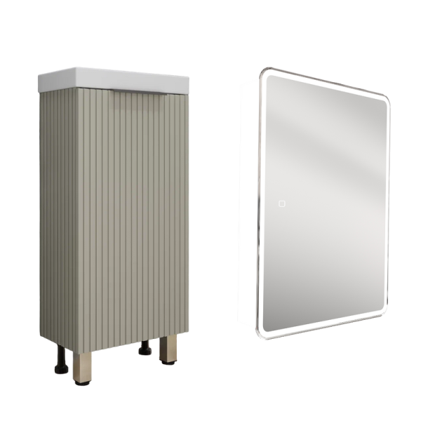 Мебель для ванной комнаты Style Line Соло 40 санд серая галька