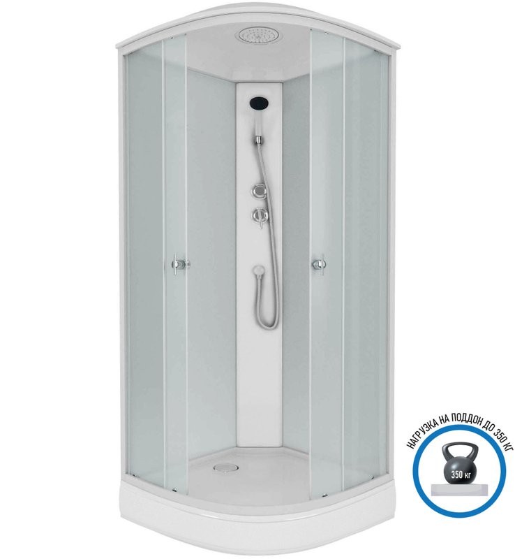 Душевая кабина Niagara Promo P90/13/MT 90x90, профиль белый