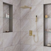 Душевой комплект D&K Bayern.Liszt DA2515707A04 С ВНУТРЕННЕЙ ЧАСТЬЮ, матовое золото