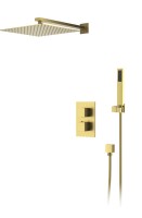 Душевой комплект D&K Bayern.Liszt DA2515707A04 С ВНУТРЕННЕЙ ЧАСТЬЮ, матовое золото