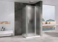 Душевой уголок Abber Sonnenstrand AG04100MS-S100M 100x100, профиль хром, стекло матовое