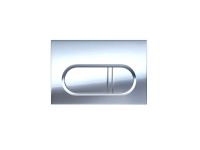 Кнопка смыва для унитаза AQUATEK KDI-0000043 АБС-пластик, цвет глянцевый хром