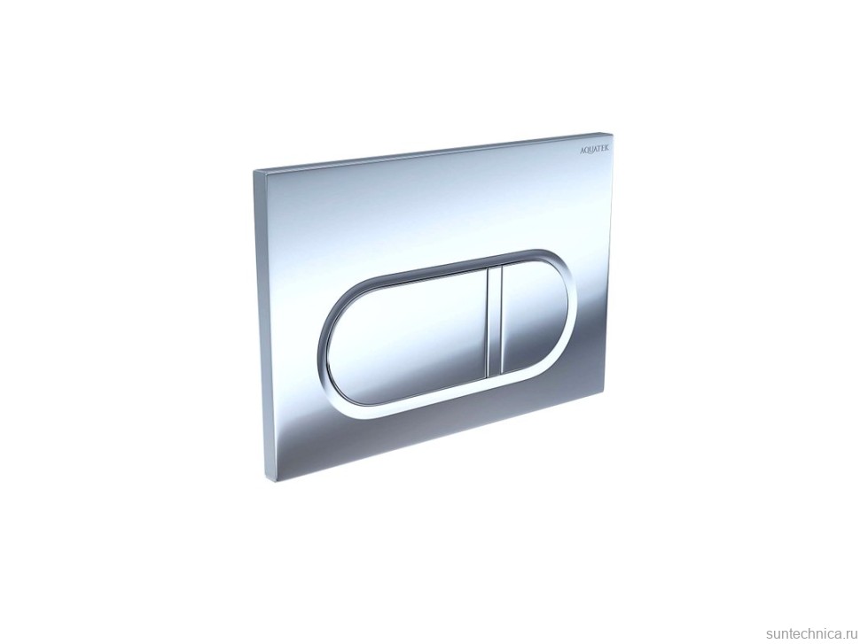 Кнопка смыва для унитаза AQUATEK KDI-0000043 АБС-пластик, цвет глянцевый хром