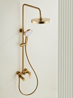 Душевая стойка Haiba HB24553-5 золото Душевая стойка Haiba HB24553-5 золото