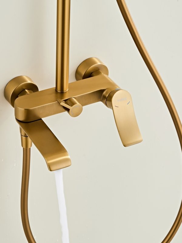 Душевая стойка Haiba HB24553-5 золото