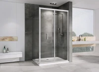Душевой уголок Abber Sonnenstrand AG07120-S85 85x120, профиль хром, стекло прозрачное