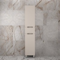 Шкаф-пенал для ванной Style Line Матис 36 Plus напольный, крем