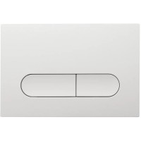 Кнопка смыва для унитаза Veconi Flush V3 пластик, цвет белый глянец