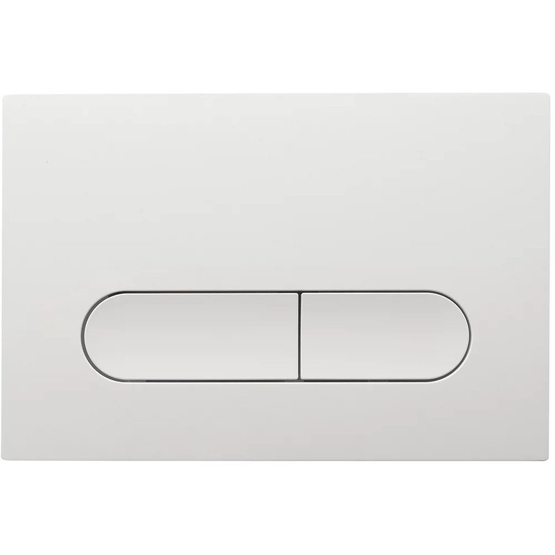 Кнопка смыва для унитаза Veconi Flush V3 пластик, цвет белый глянец