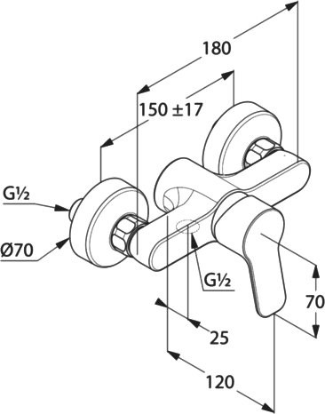 Комплект для ванной Kludi Pure&Easy 378450565