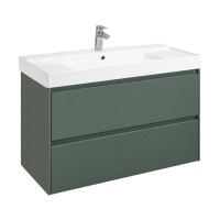 Тумба с раковиной Roca Ona 100 зеленая матовая Тумба с раковиной Roca Ona 100 зеленая матовая
