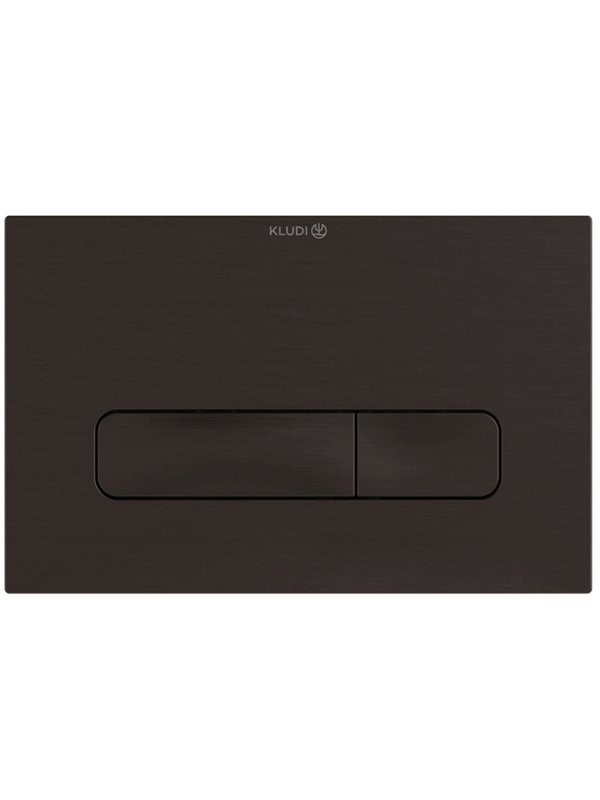 Кнопка смыва для унитаза Kludi Unifix 30PP01N2 пластик, цвет оружейная сталь