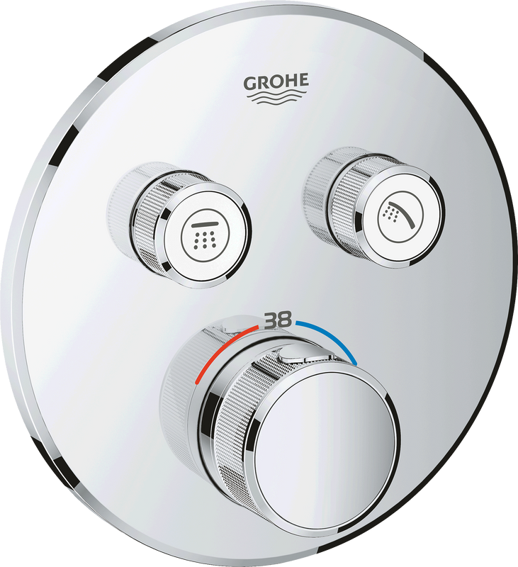 Термостатический смеситель встраиваемый Grohe Grohtherm SmartControl 29119000 для душа