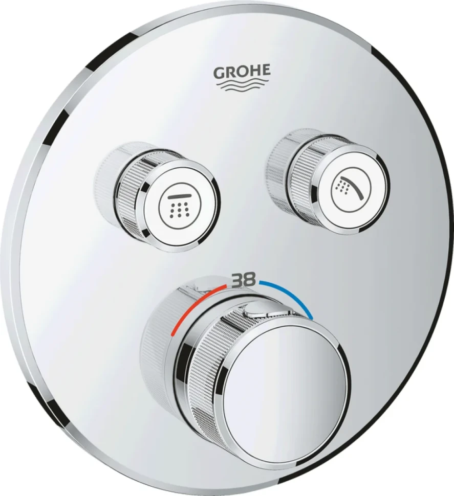 Термостатический смеситель встраиваемый Grohe Grohtherm SmartControl 29119000 для душа