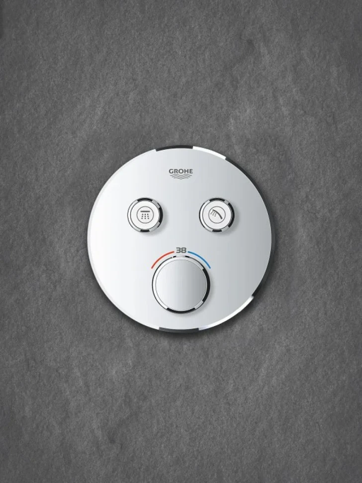 Термостатический смеситель встраиваемый Grohe Grohtherm SmartControl 29119000 для душа