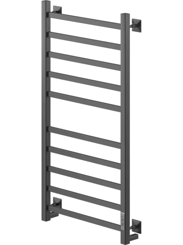 Полотенцесушитель электрический Ника Step 1 100/50, матовый черный RAL9005