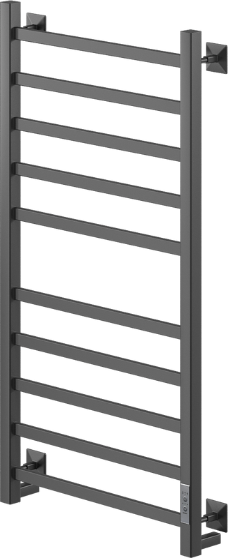 Полотенцесушитель электрический Ника Step 1 100/50, матовый черный RAL9005