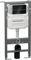 Система инсталляции для унитазов Ceramicanova Envision Flat CN1002B кнопка черная матовая