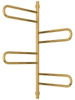 Полотенцесушитель электрический Сунержа Парео 4.0 03-0823-0978 100x50 см, скрытое подключение, глянцевое золото, E-образный