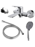 Смеситель для ванны с душем AZARIO Lursy AZ-K3049 хром