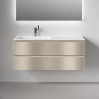 Мебель для ванной комнаты Sancos Snob R 120 L подвесная, beige soft