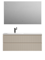 Мебель для ванной комнаты Sancos Snob R 120 L подвесная, beige soft